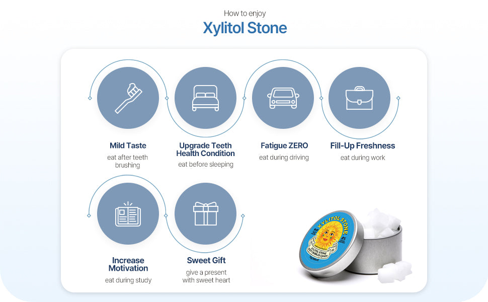 Xylitol Stone Zesty Bubbles: The Perfect Sugar-Free Candy for Health-Conscious People